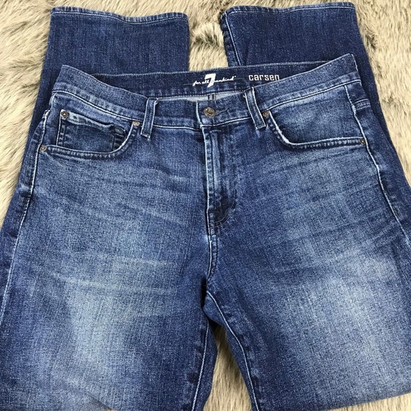 7 For All Mankind Other - 7 For All Mankind Carsen Jeans Straight Leg Denim